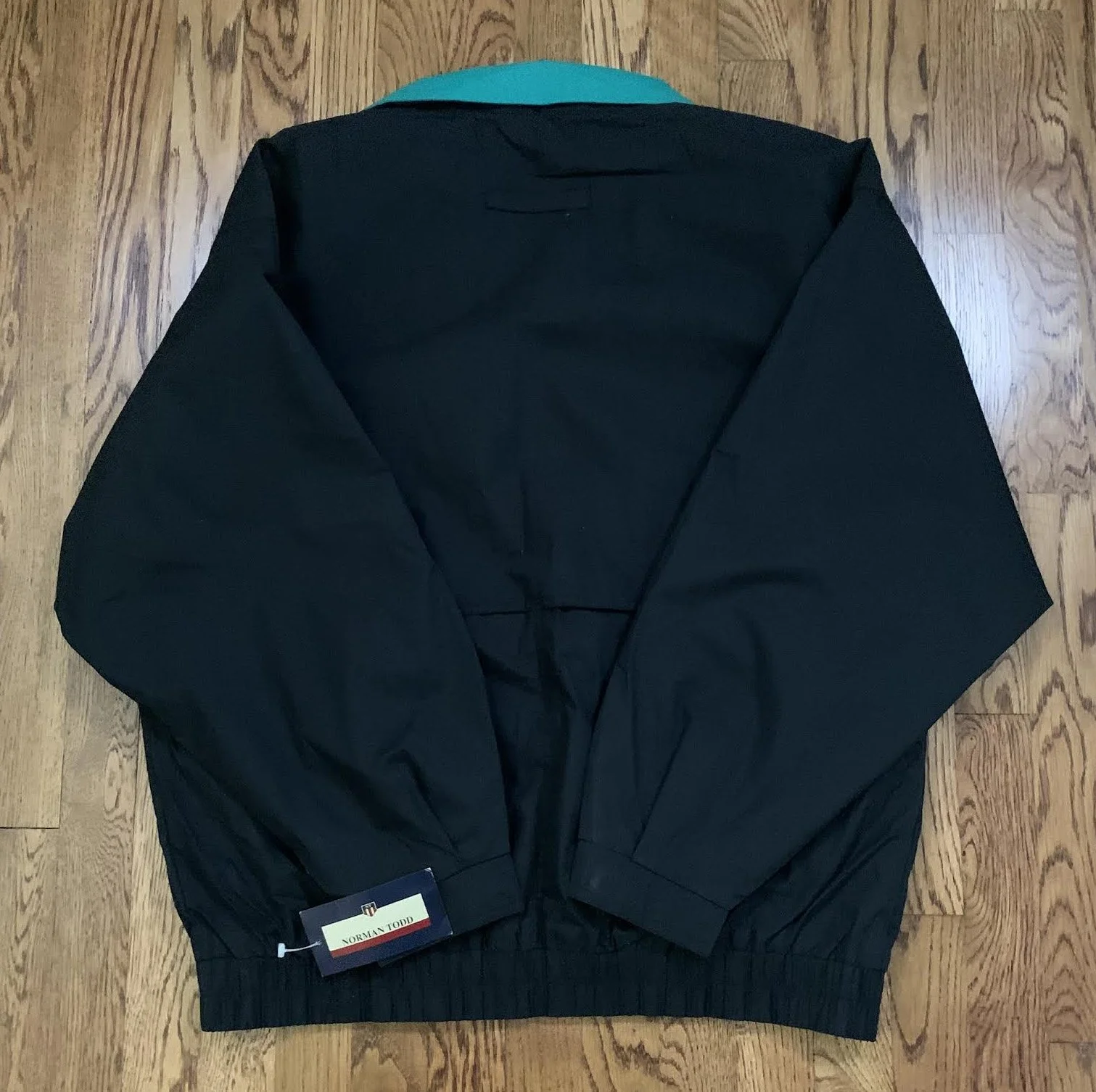 Vintage Norman Todd Gatorade Black / Teal Jacket (Size L) NWT